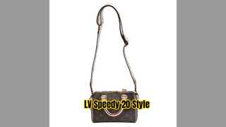 حقيبة LV Speedy Bandouliere 20 Monogram ذات طراز فاخر