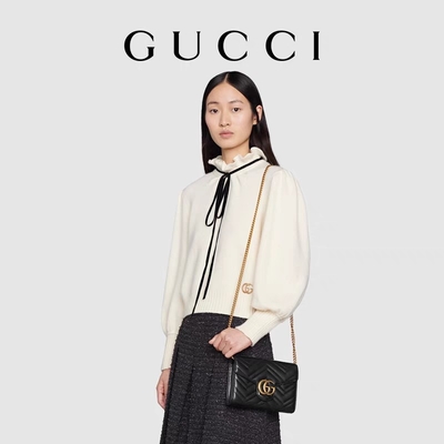 حقيبة كتف جي جي مارمونت Marmont Matelassé Mini Bag Flap