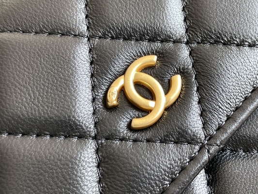 سوداء صغيرة Coco Chanel WOC Clutch Handbags Wallet على سلسلة CF20