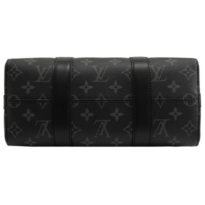 حقيبة كلاسيك مونوغرام Eclipse LV CITY KEEPALL حقيبة من قماش الجاكار وحقيبة كروس بودي من بوسطن