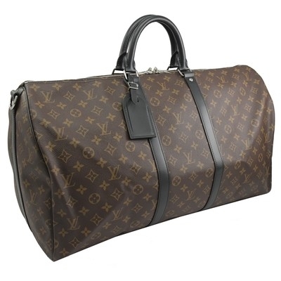 كانفاس مكاسار LV Keepall BandoulièRe 55 لويس فيتون M56714