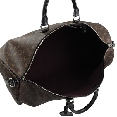 كانفاس مكاسار LV Keepall BandoulièRe 55 لويس فيتون M56714