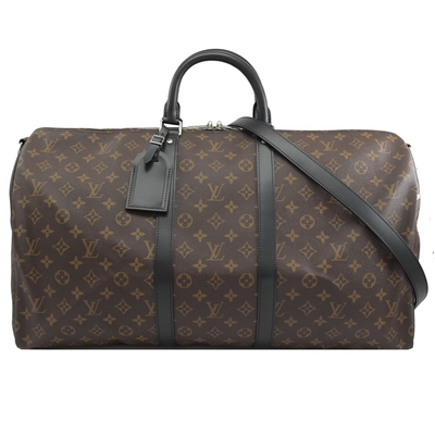 كانفاس مكاسار LV Keepall BandoulièRe 55 لويس فيتون M56714