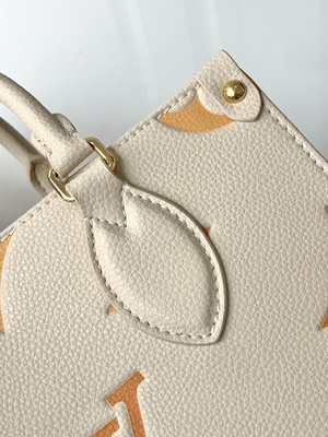 كريم الزعفران العملاق مونوغرام OnTheGo MM لويس فيتون Messenger Bag For iPad Mini