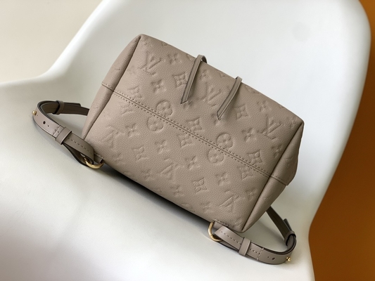 LV Designer Brand Backpack لويس فيتون Monogram Montsouris Backpack Pink Black