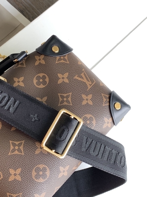 حقائب لويس فويتون ذات العلامات التجارية المخصصة Petite Malle Souple Empreinte Monogram Brown Black