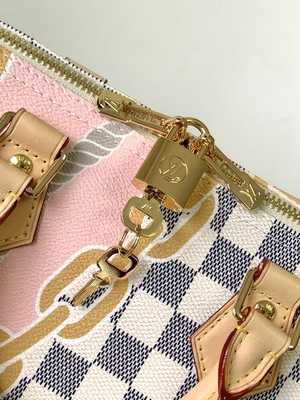 سبيدي لويس فيتون Damier Azur 25 M46390 كانفاس مطلي