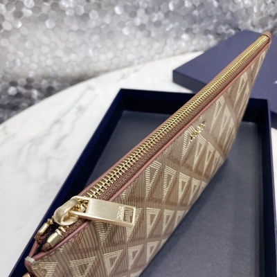 ODM Christian Dior Mini Designer Purses A5 CD Pouch Bag Diamond جلد أصلي