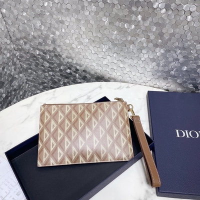 ODM Christian Dior Mini Designer Purses A5 CD Pouch Bag Diamond جلد أصلي