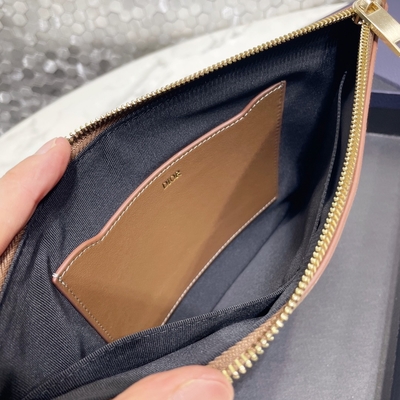 ODM Christian Dior Mini Designer Purses A5 CD Pouch Bag Diamond جلد أصلي