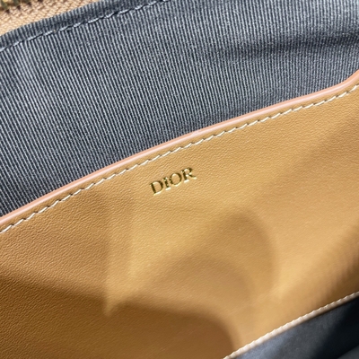 ODM Christian Dior Mini Designer Purses A5 CD Pouch Bag Diamond جلد أصلي