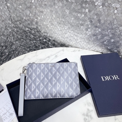 ODM Christian Dior Mini Designer Purses A5 CD Pouch Bag Diamond جلد أصلي