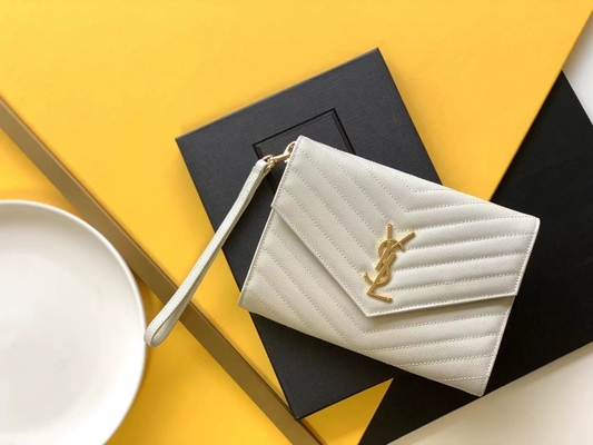 كلاتش كافيار YSL مونوغرام جلد مبطن
