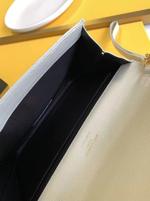 كلاتش كافيار YSL مونوغرام جلد مبطن