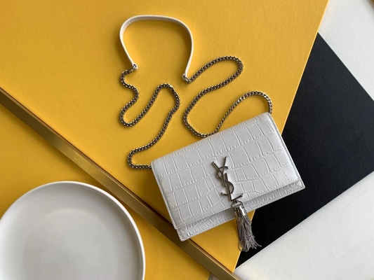 متوسطة كيت شرابة الأحمر YSL سان لوران ووك سحاب إغلاق