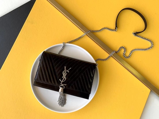 متوسطة كيت شرابة الأحمر YSL سان لوران ووك سحاب إغلاق