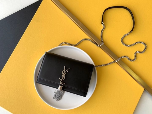 متوسطة كيت شرابة الأحمر YSL سان لوران ووك سحاب إغلاق