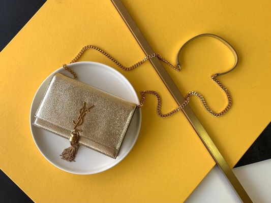 متوسطة كيت شرابة الأحمر YSL سان لوران ووك سحاب إغلاق