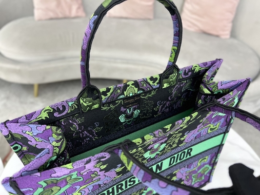 بالإضافة إلى حجم التطريز ديور ماريا غراتسيا كيوري حقيبة Booktote