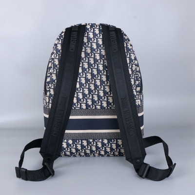 حقيبة ظهر صغيرة بتصميم Diortravel Blue Dior Oblique Jacquard
