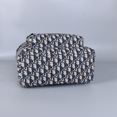 حقيبة ظهر صغيرة بتصميم Diortravel Blue Dior Oblique Jacquard