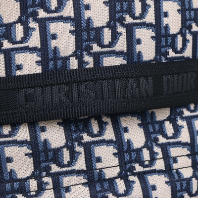 حقيبة ظهر صغيرة بتصميم Diortravel Blue Dior Oblique Jacquard