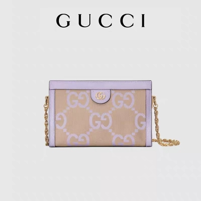 حقائب غوتشي ذات العلامات التجارية المتوسطة الحجم المتشابكة WOC Chain Bag