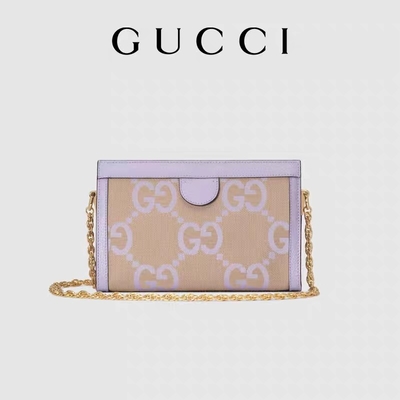 حقائب غوتشي ذات العلامات التجارية المتوسطة الحجم المتشابكة WOC Chain Bag