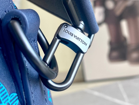 حقيبة رجالي كبيرة تحمل علامة Keepall BANDOULIÈRE 50 حقيبة زرقاء من بوسطن