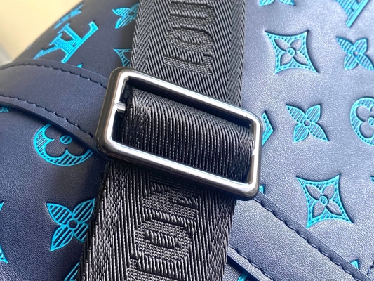 حقيبة رجالي كبيرة تحمل علامة Keepall BANDOULIÈRE 50 حقيبة زرقاء من بوسطن