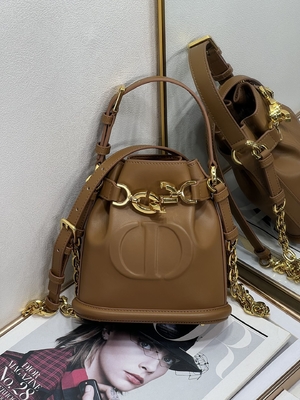 منقوشة C'est Dior حقيبة Gold Saddle CD كريستيان ديور حقيبة رياضية جلد العجل