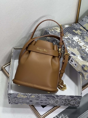 منقوشة C'est Dior حقيبة Gold Saddle CD كريستيان ديور حقيبة رياضية جلد العجل