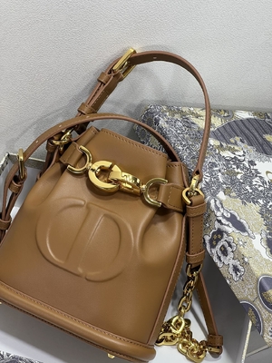 منقوشة C'est Dior حقيبة Gold Saddle CD كريستيان ديور حقيبة رياضية جلد العجل
