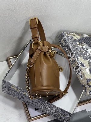 منقوشة C'est Dior حقيبة Gold Saddle CD كريستيان ديور حقيبة رياضية جلد العجل
