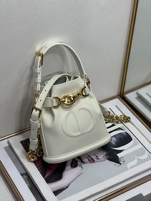 منقوشة C'est Dior حقيبة Gold Saddle CD كريستيان ديور حقيبة رياضية جلد العجل