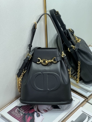 منقوشة C'est Dior حقيبة Gold Saddle CD كريستيان ديور حقيبة رياضية جلد العجل